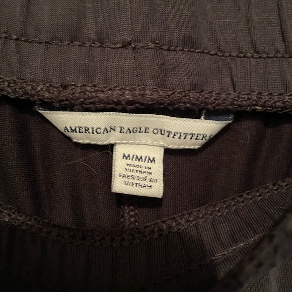 American Eagle Dark Grey Modal Capri Pants Medium - Picture 4 of 5